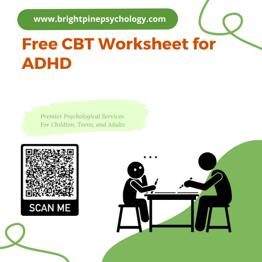 Free CBT Worksheet for ADHD